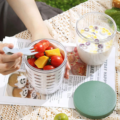 FreshBite™ Dripable Fruit Cup with Fork