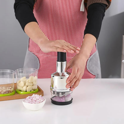 Hand-pressed Onion Chopper