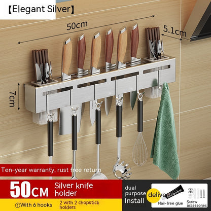 Non Punching Kitchen Hook Wall Mounted Storage Rack