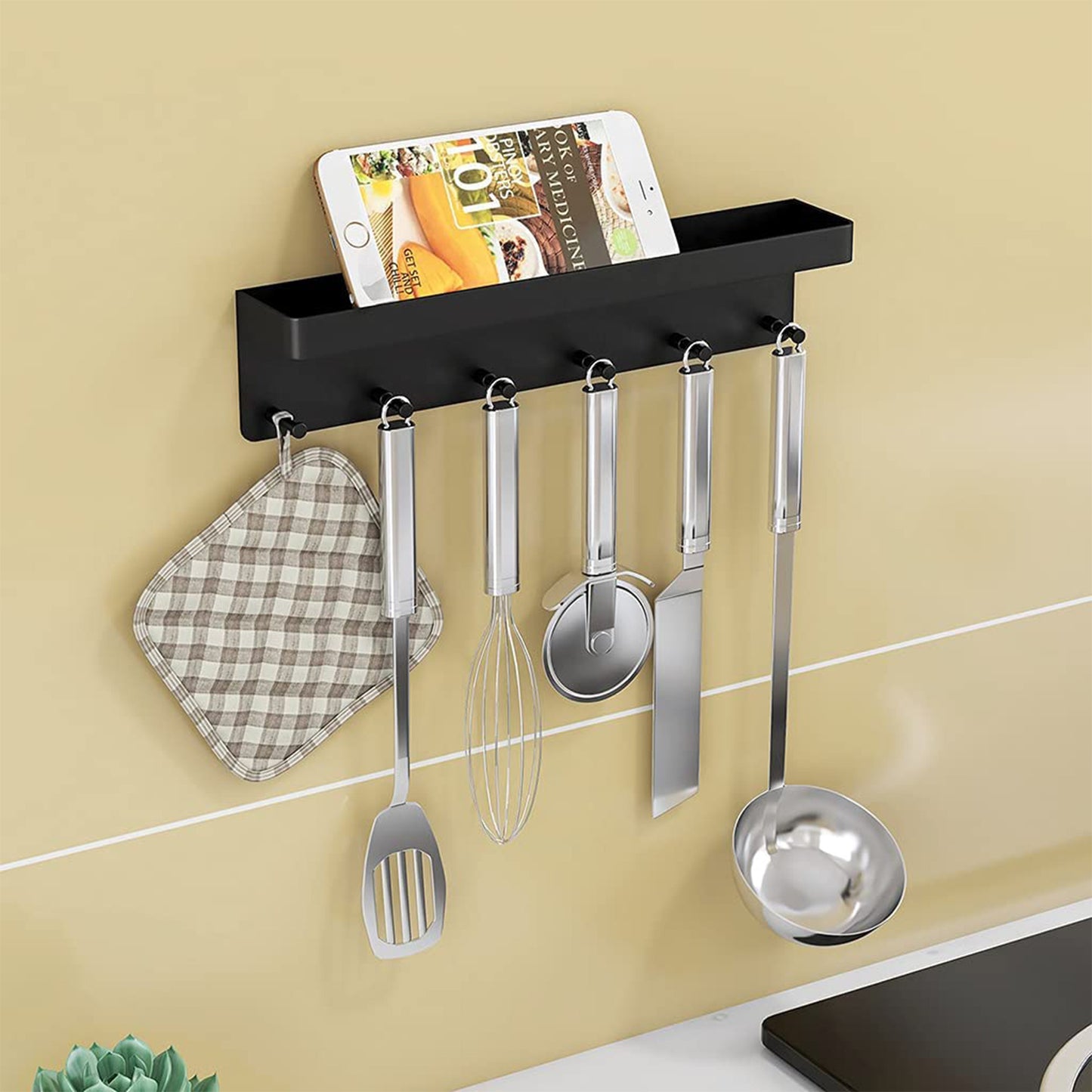 Wall Hanging Key Holder With Shelf