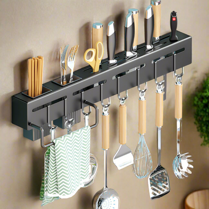 Non Punching Kitchen Hook Wall Mounted Storage Rack