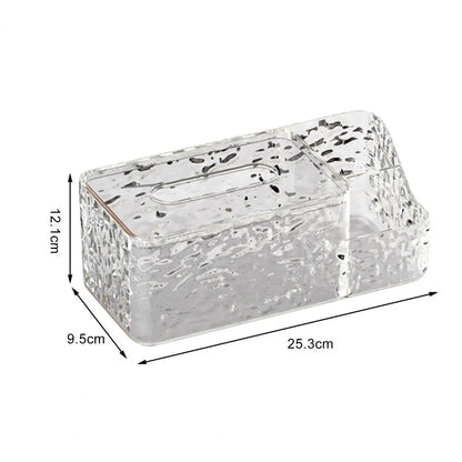 Crystal Clear Desktop Tissue Elegance