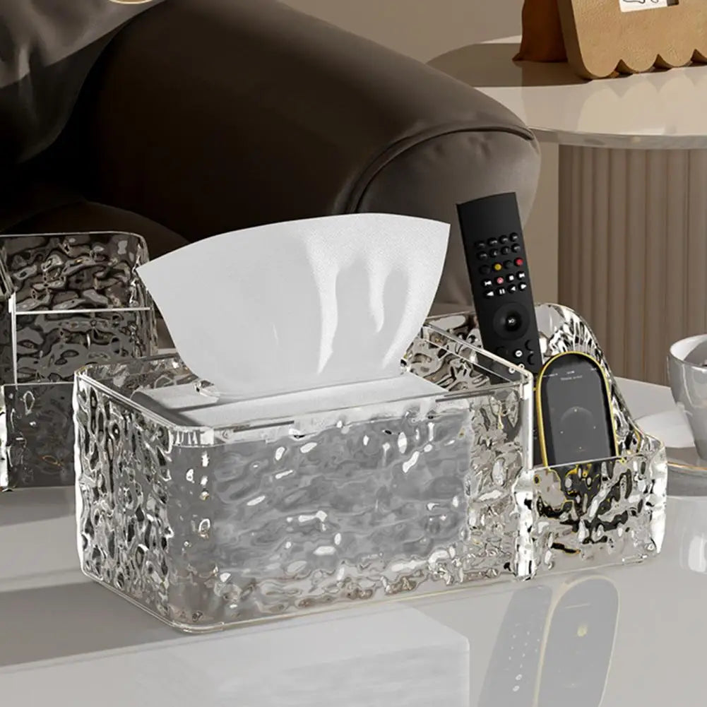 Crystal Clear Desktop Tissue Elegance